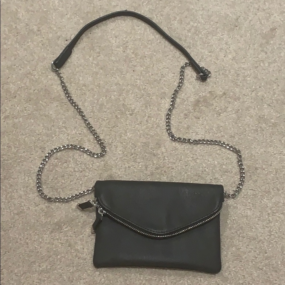 Classy gray crossbodybody purse